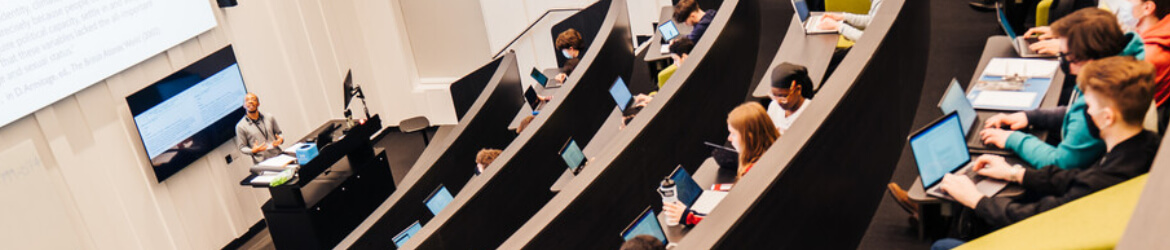 Students in lecture theatre