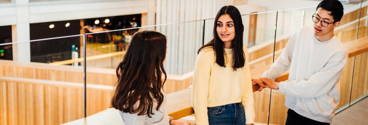 Students talking