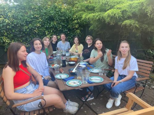Outdoor meal