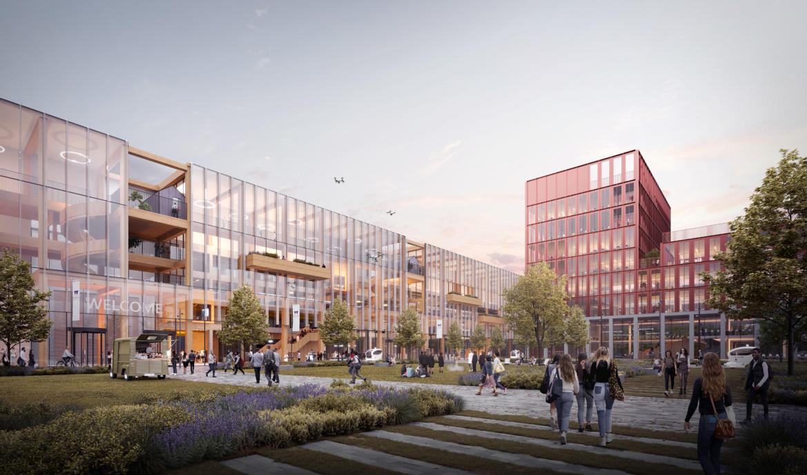 Architects image of what the science precinct could look like
