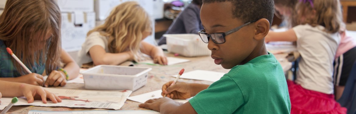 Young children in a classroom