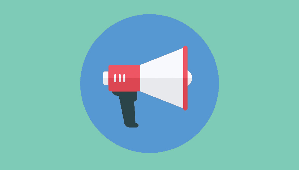 illustration of a megaphone