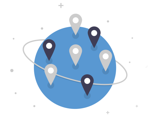 illustration of a globe