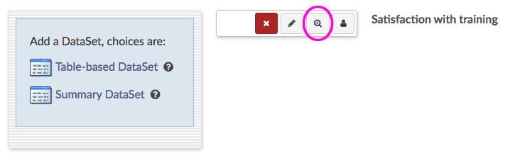 Select preview dataset button