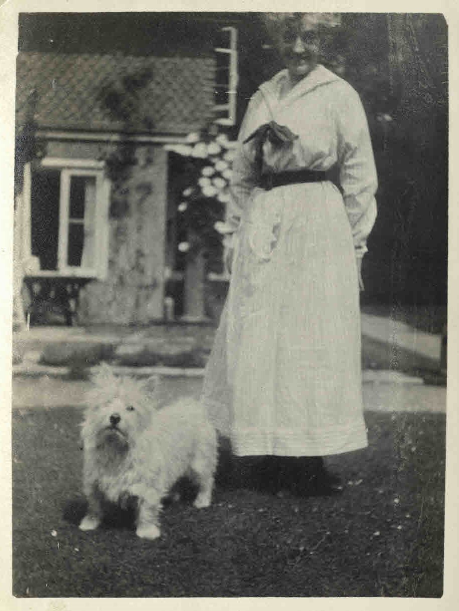 Photograph of Aunt Di with Timmy