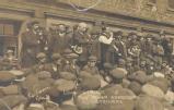 Liverpool strike, 1911: Tom Mann addressing strikers [MSS.334/12/39]
