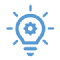 Icon of a light bulb